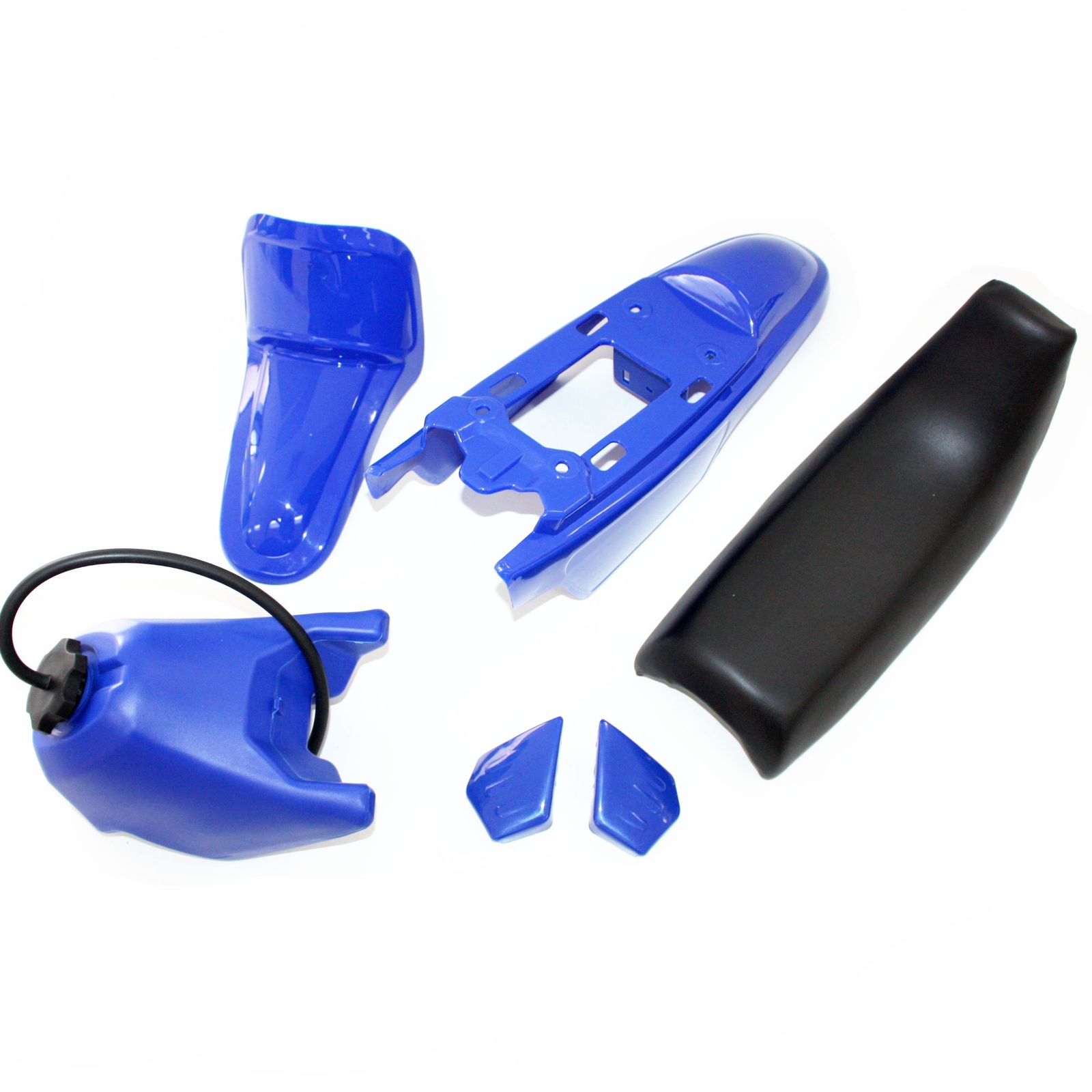 BLYGO Yamaha PW50 PY50 50 Dirt Bike Blue Plastic Fender Fairing Seat Fuel Tank