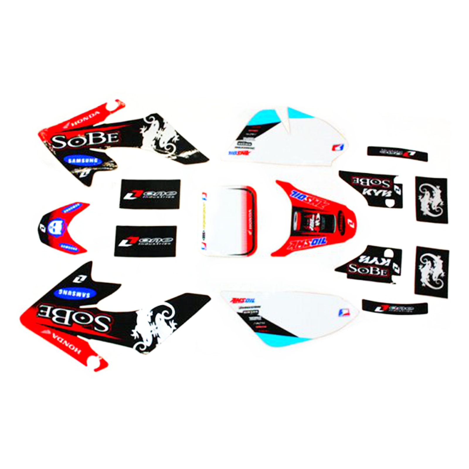 BLYGO 3M SOBE Graphics Sticker Kit S071 CRF50 Fairing PIT PRO Trail Dirt Bike