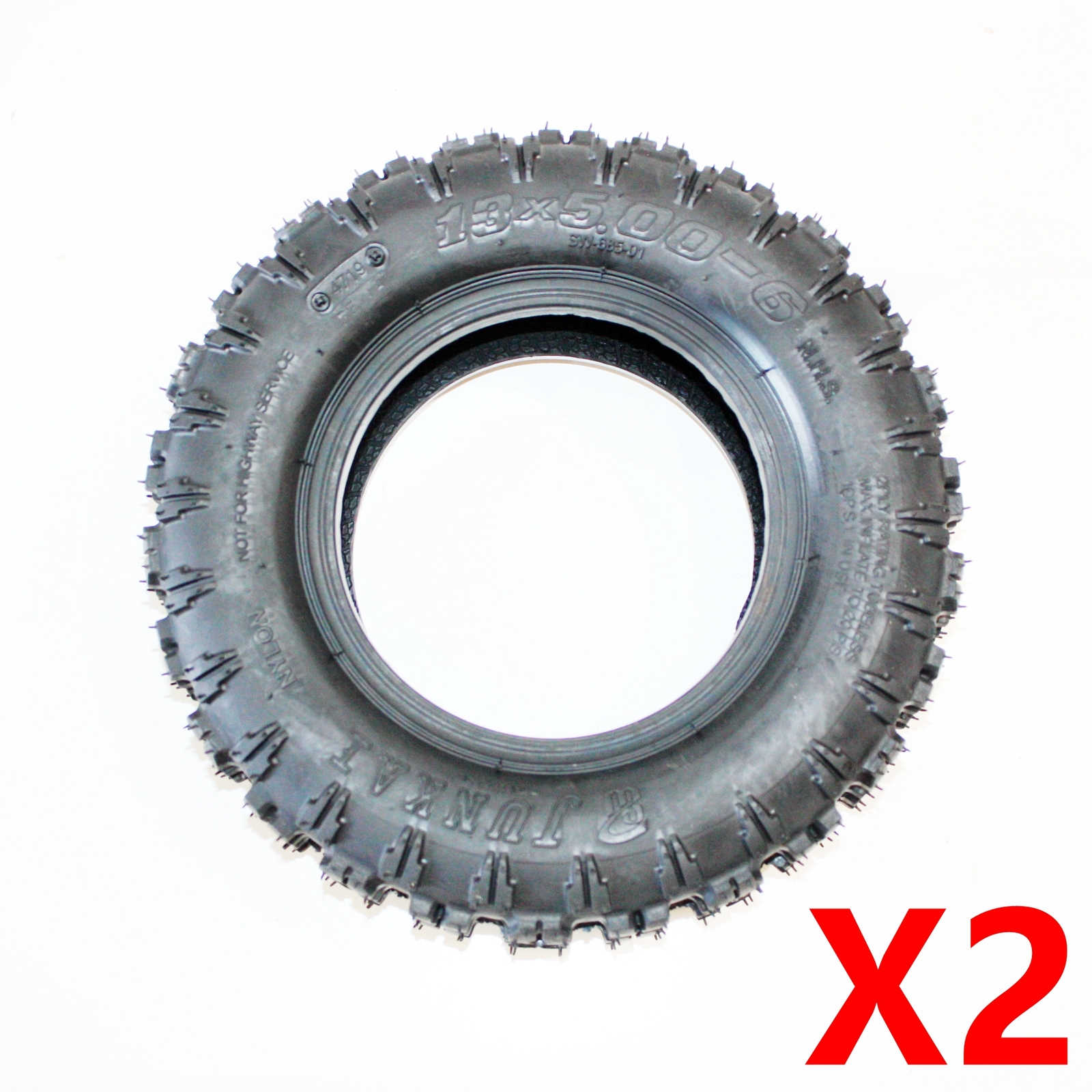 BLYGO 2 Tyres 13 5.00-6 inch Quad ATV Dirt Bike Front Rear Buggy PD05 Go Kart