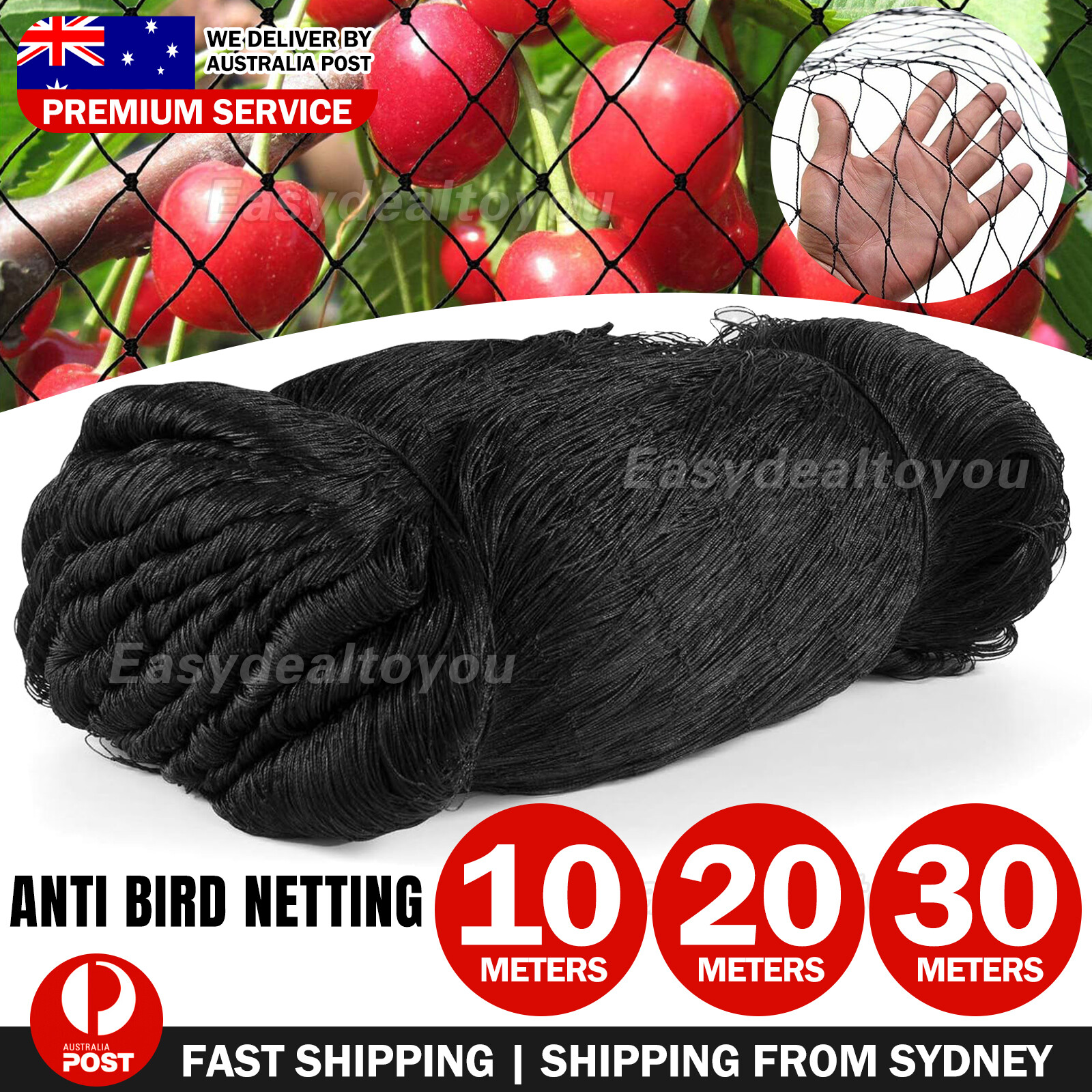 Anti Bird Netting 10m/20m/30m Mesh Net Commercial Fruit Tree Pond Protect Cover