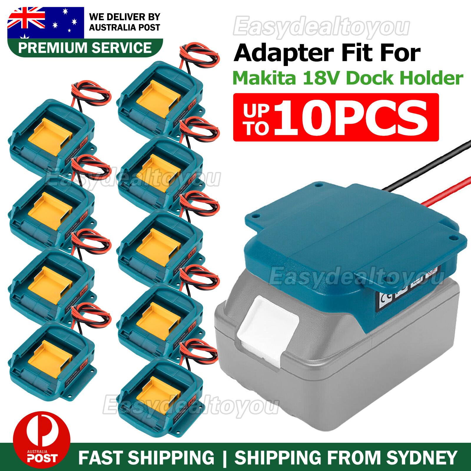 VOVOWOO Makita 18V Lithium Battery Converter Adapter DIY Dock Connector BL1850
