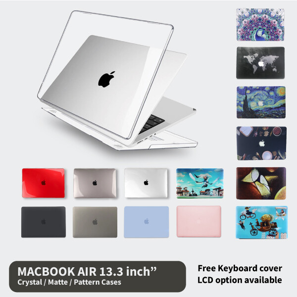 MacBook Air 13.3 Hard Case Shell A1466 Polycarbonate Crystal Matte Keyboard