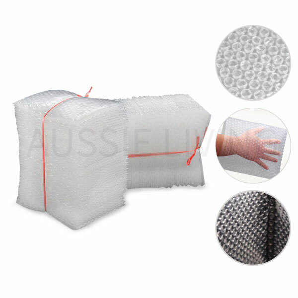 100pcs AirCap Bubble Pouch Bag Clear Seamless bottom Cushion 6 Sizes 0-100x180mm