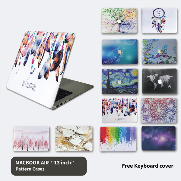 Apple MacBook Air A1932 2018 13.3 Inch Clear Hard Case Shell Keyboard Cover
