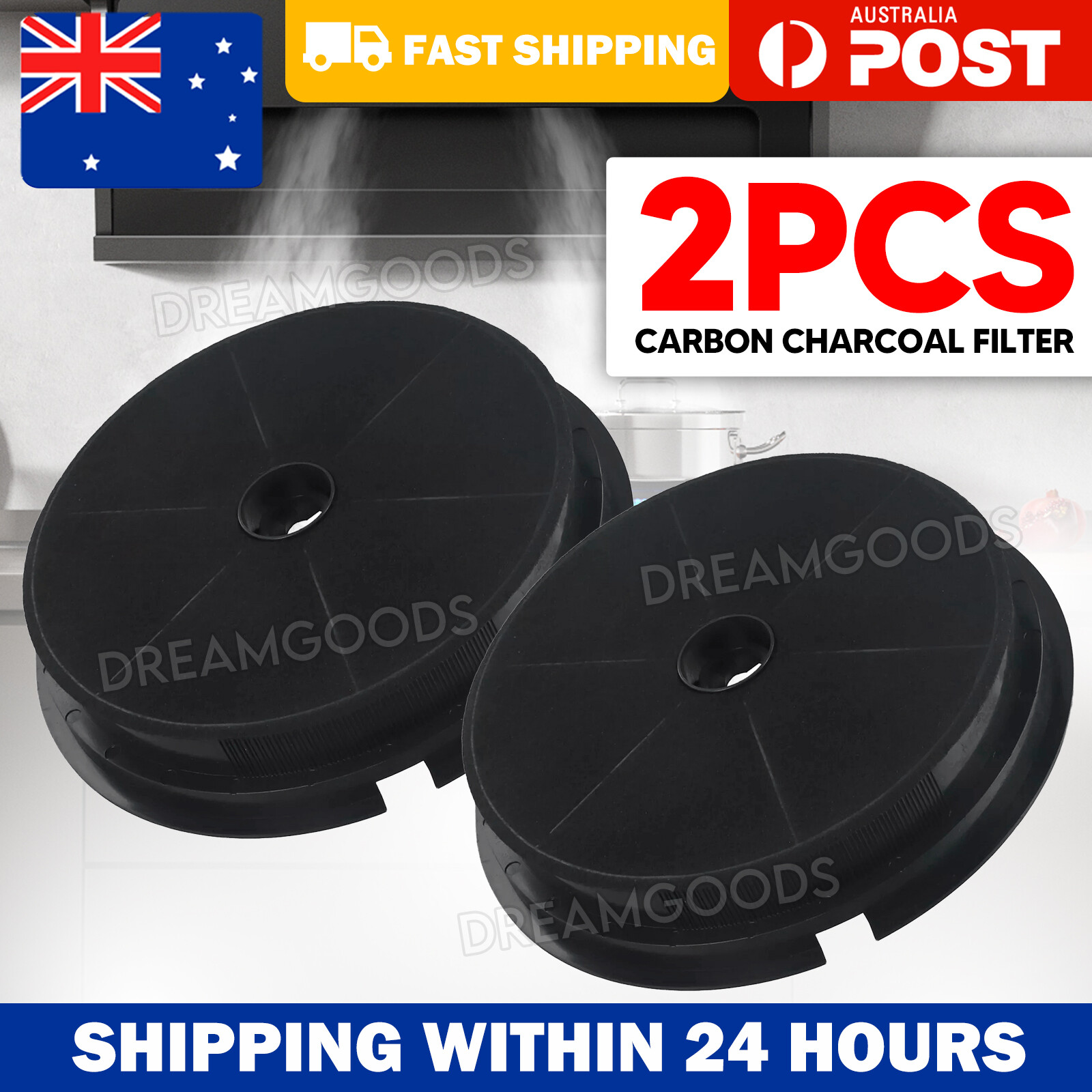 2x Westinghouse ULX250 ARCFD Charcoal Carbon Filters For Rangehood WRJ600US