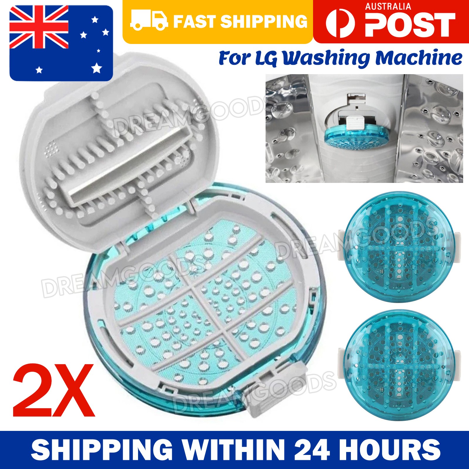 LG Washing Machine Lint Filter 2 ADQ72912303 WT-H650 WT-H750 WT-H550 ABS 9.3cm
