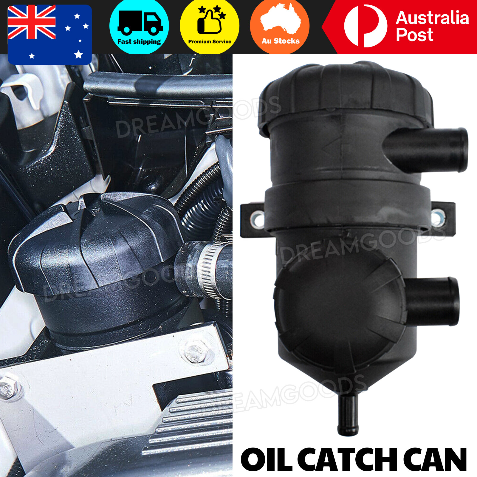 Universal Oil Catch Can Turbo Stainless Steel Mesh Filter Navara D40 D22 YD25