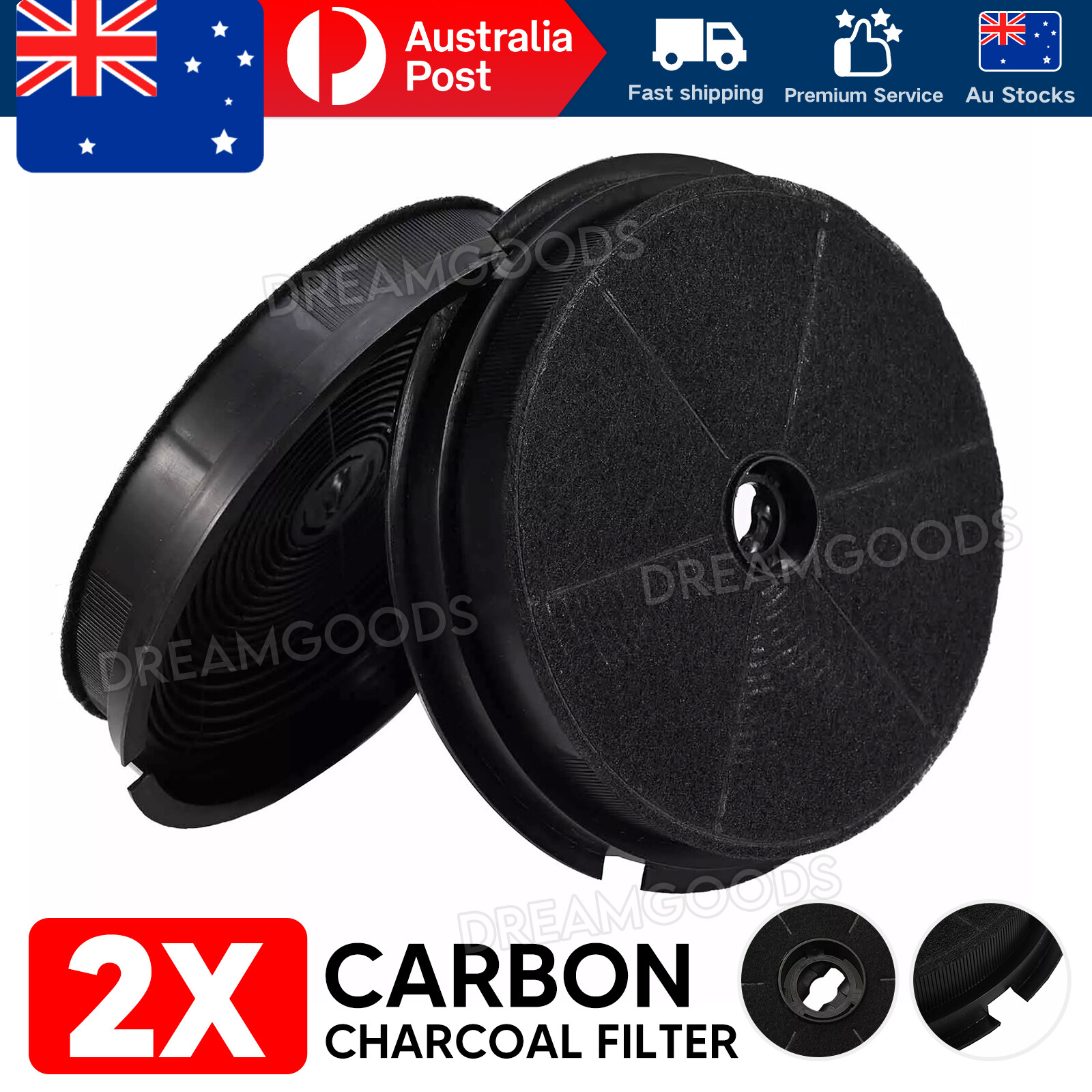 Westinghouse ULX250 Carbon Charcoal Filters 2X For Rangehood ARCFD WRF910SA