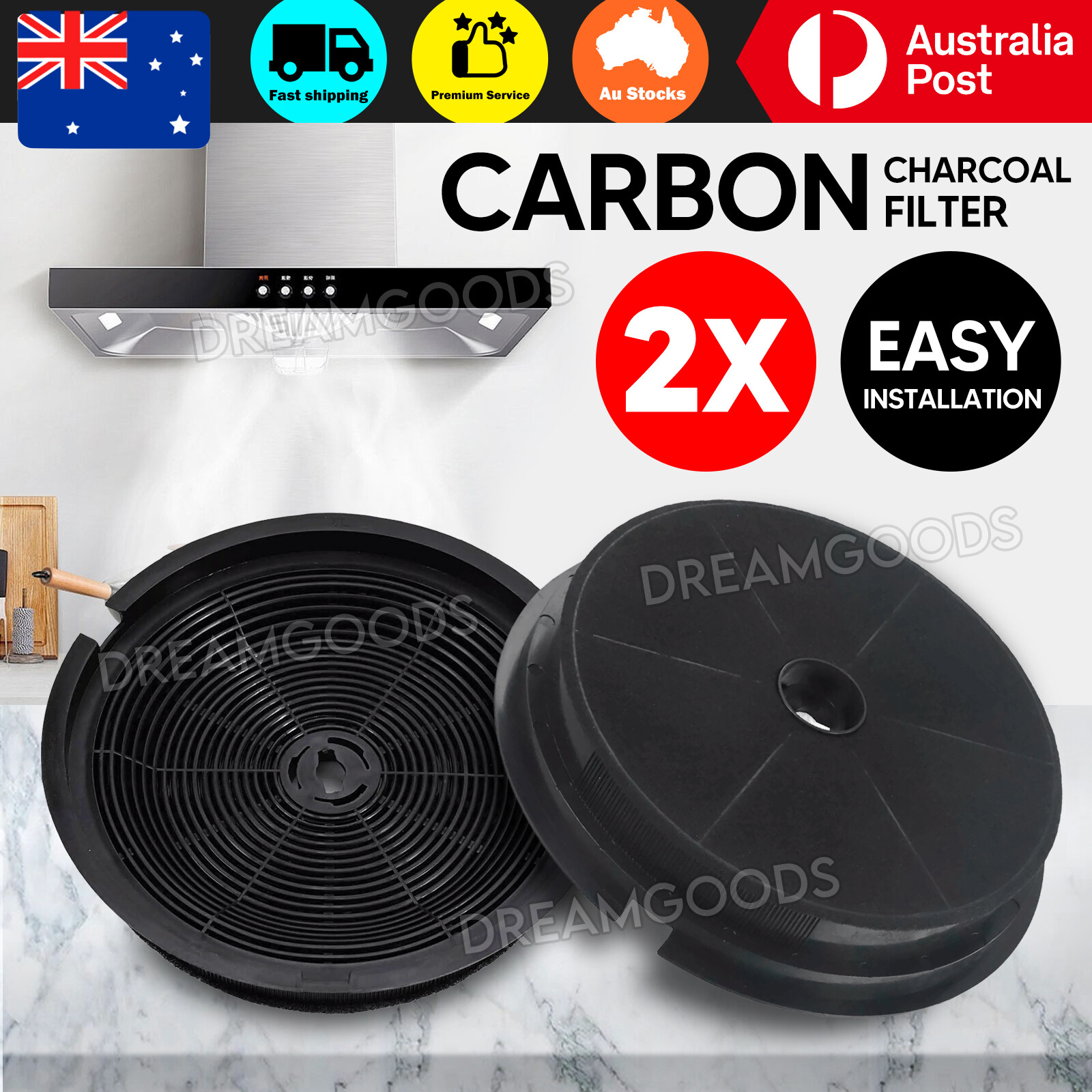 2X ARCFD Carbon Charcoal RANGEHOOD FILTERS WESTINGHOUSE ULX250 WRJ600US WRF910SA