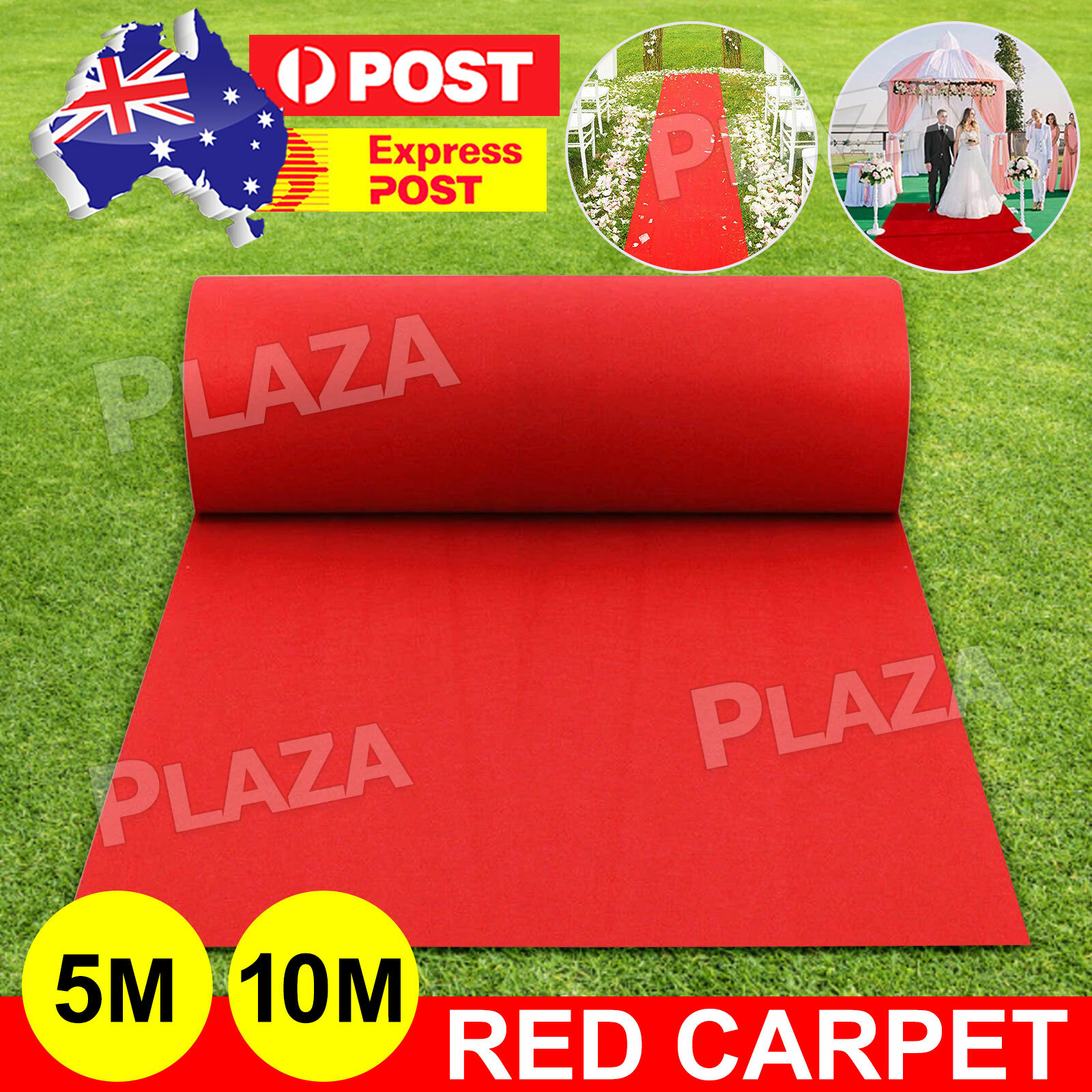 Red Carpet Runner 5m 1m 1mm Hollywood Wedding Party Decoration Awards Casino