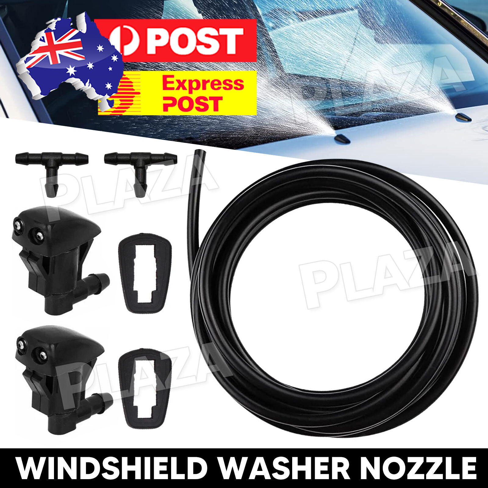 Jeep Grand Cherokee 2011-2017 Windscreen Washer Nozzle Hose Kit 7 Black 55372143