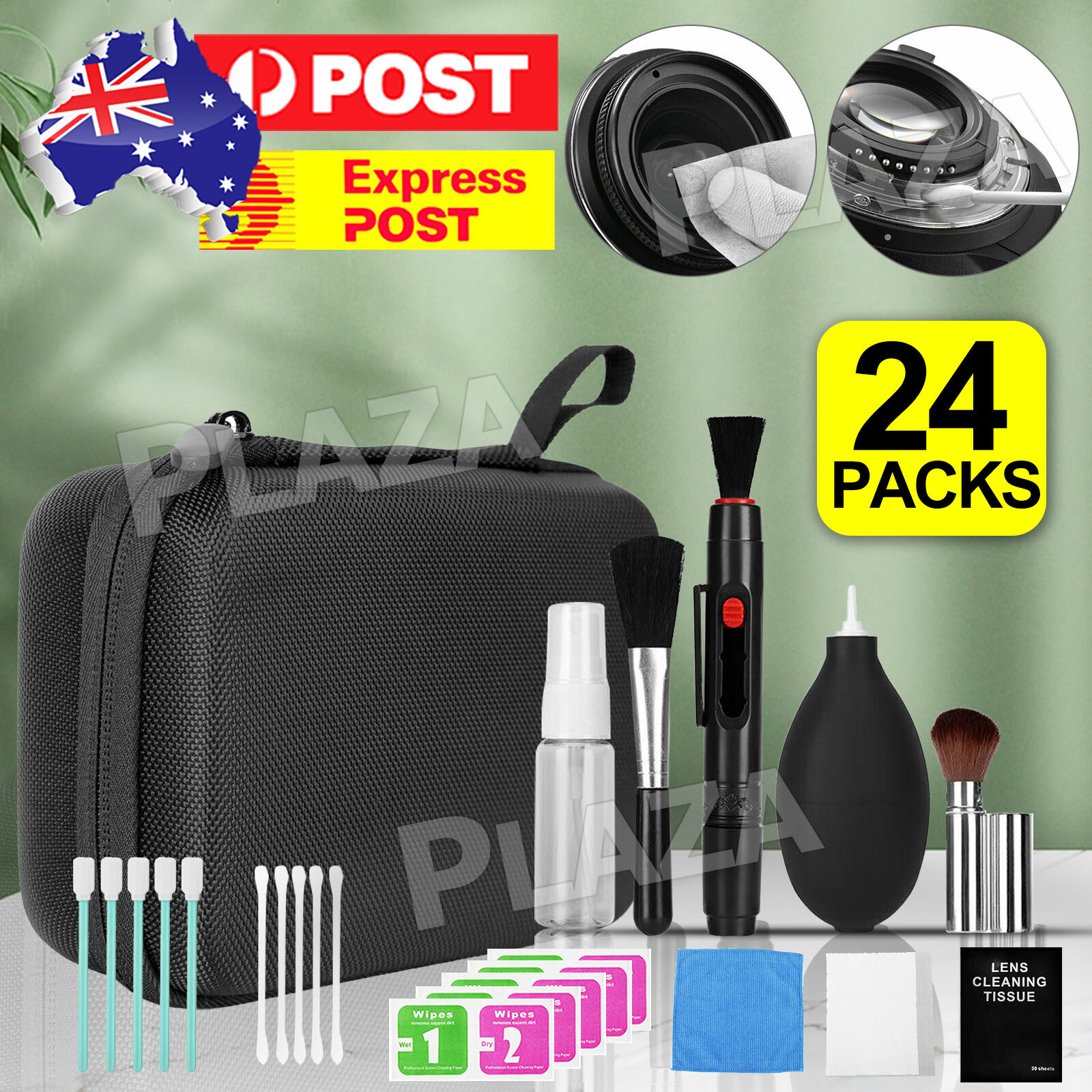 Professional Camera Lens Cleaning Kit Portable Black For Canon Nikon Sony DSLR