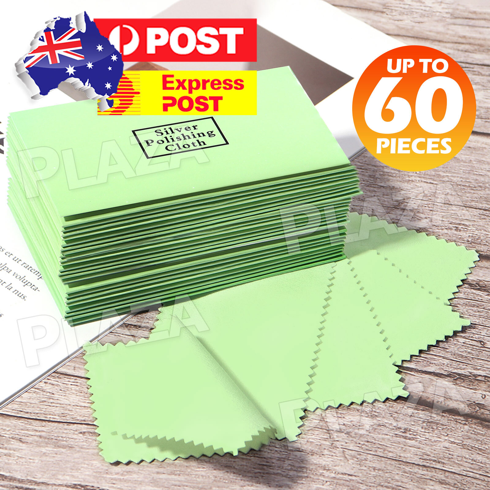 2PCS Silver Jewellery Polishing Cloth 10x7CM microfiber fabric tarnish Cleaner