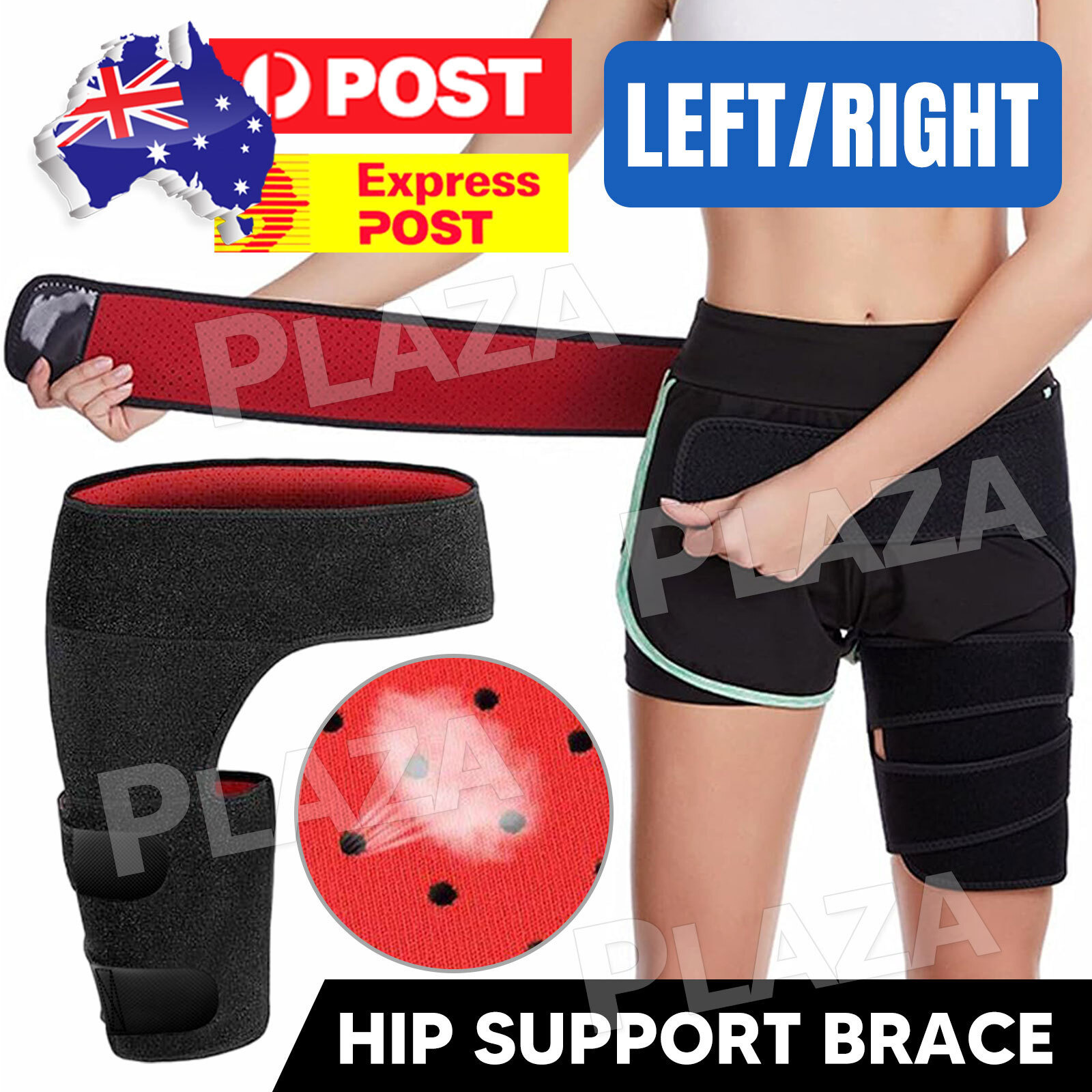 Hip Brace Groin Support Compression Wrap Sciatica Thigh Neoprene One Size Leg