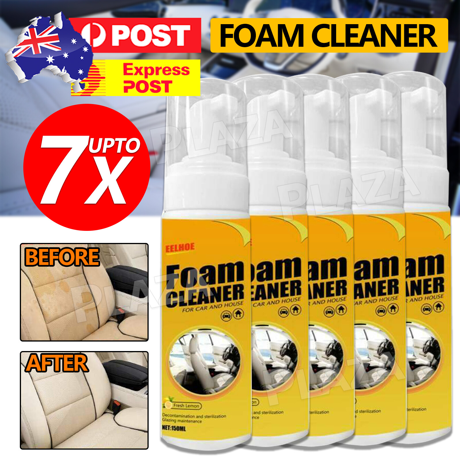 Multi-purpose Car & House Foam Cleaner 150ML Universal Interior Vinyl Leather