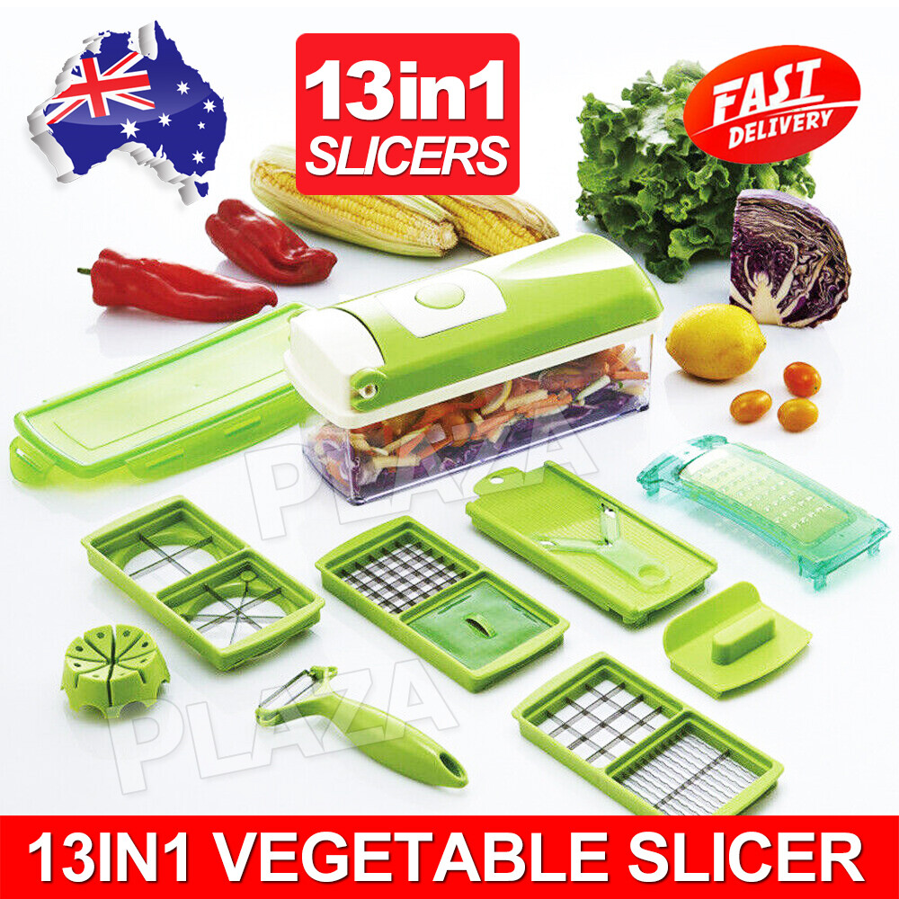13IN1 Multi-functional Food Slicer Cutter Dicer Chopper Peeler Vegetable Green