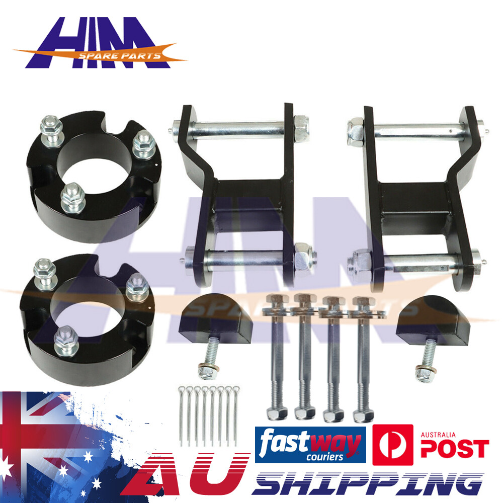 HIM 50M34 Nissan Navara D40 2.5 Front Rear Lift Kit Greaseable Shackle 42mm
