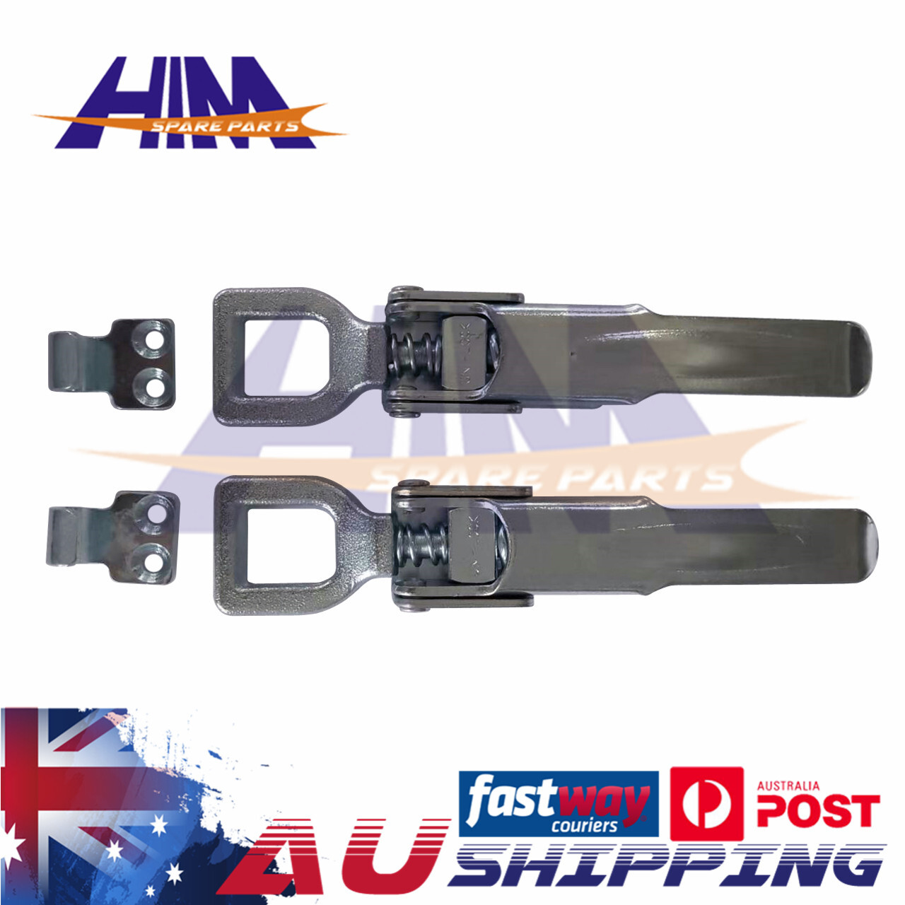 HIM Over Centre Latches 2 Extra Heavy Duty Trailer Ute Tray Locks HIMJ072657SD