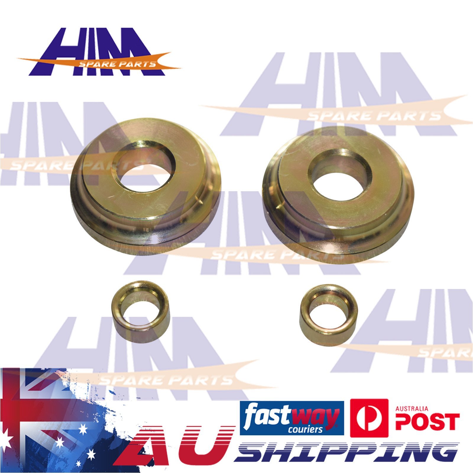 HKI 15mm Front Radius Arm Spacer Washer Kit 50T0511-1 Nissan Patrol GQ GU 2PCS