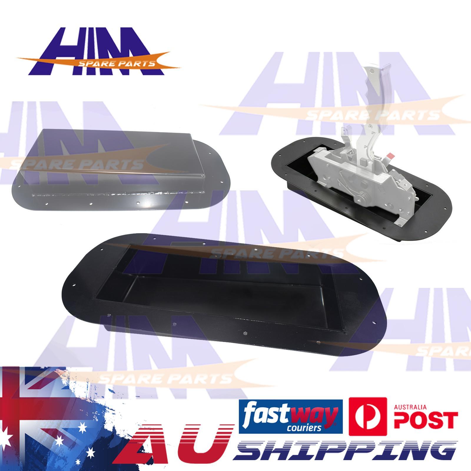 HKI Aeroflow Bang Shift Shifter Drop Box Mounting Plate Holden Commodore Black