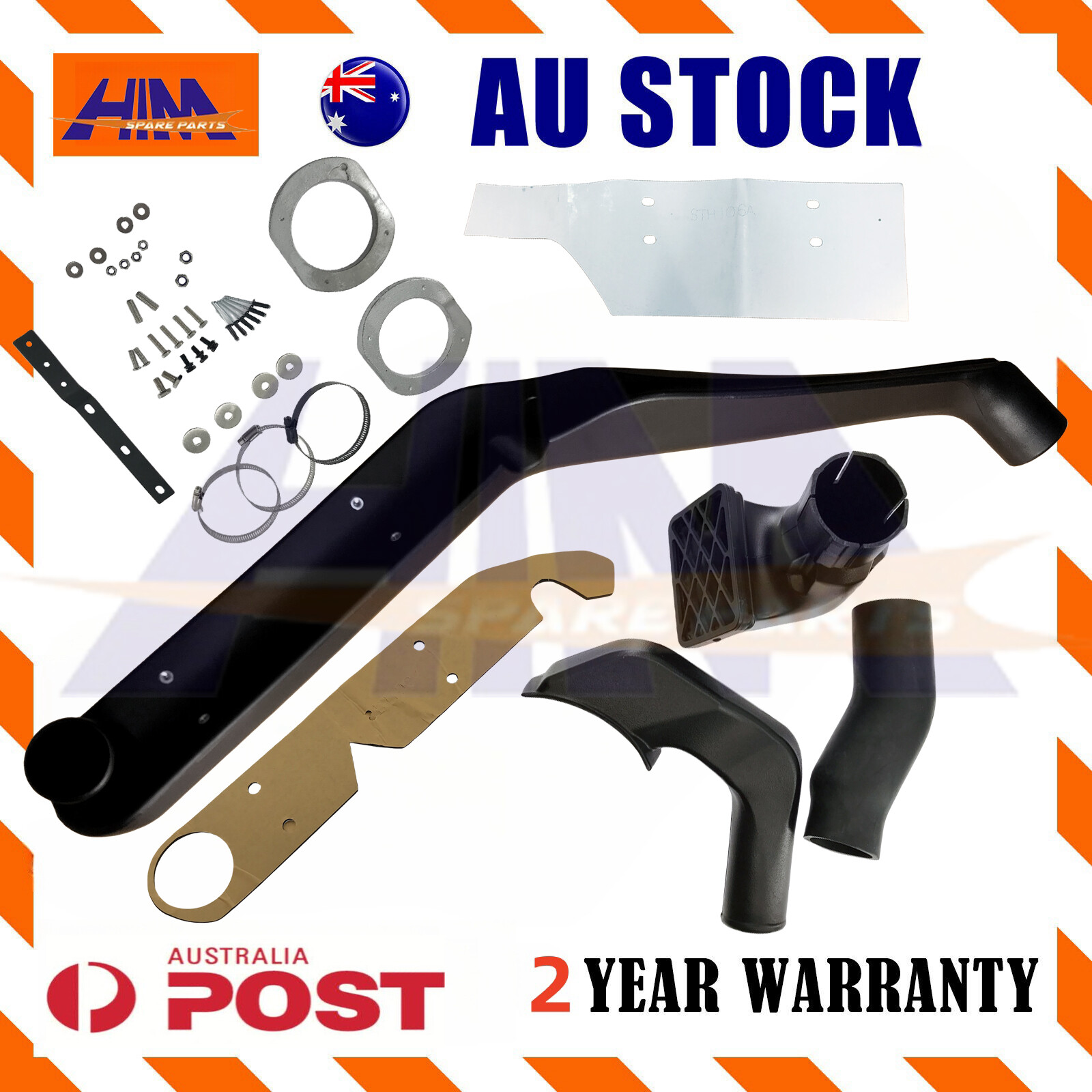 HIM Snorkel Kit Toyota Hilux 105 106 Series 2.8L Diesel 89-97 LN130 4x4 4wd