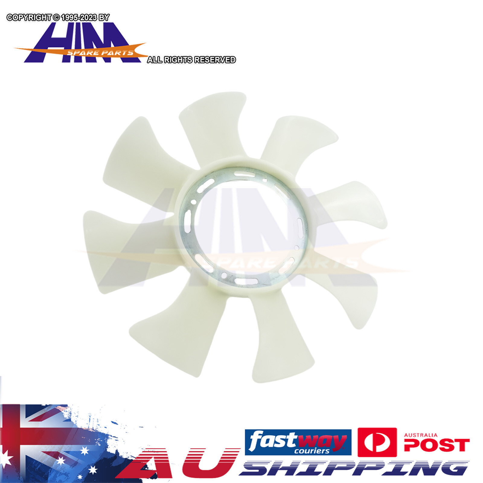 HIM Engine Cooling Fan Blade FBMA1HIM for Mazda B2600 UF UN 4cyl G6 2.6L Plastic