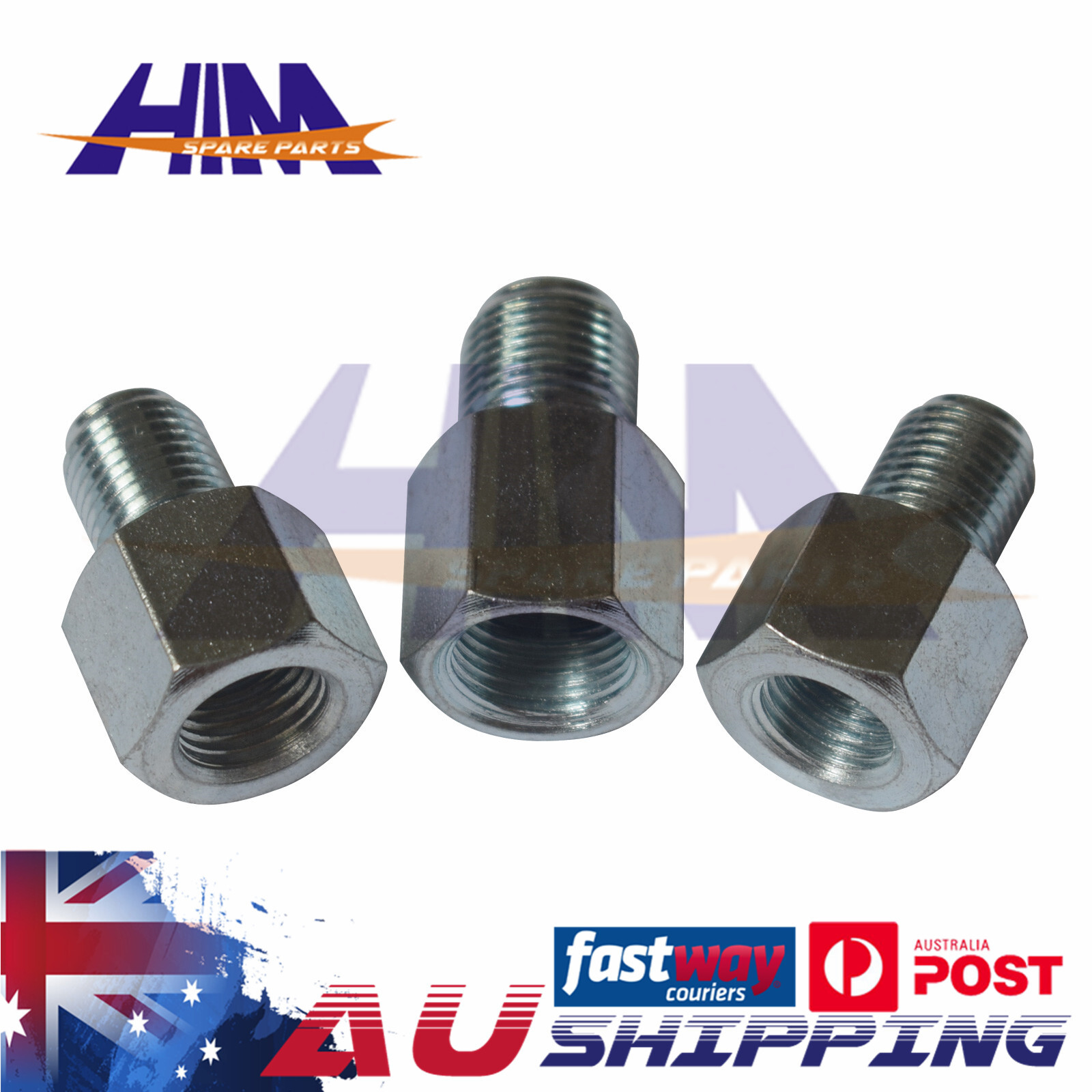 HIM 50282-1 Brake Line Adaptors Holden Commodore VB VC VH VK VL VN VP VT VX VY