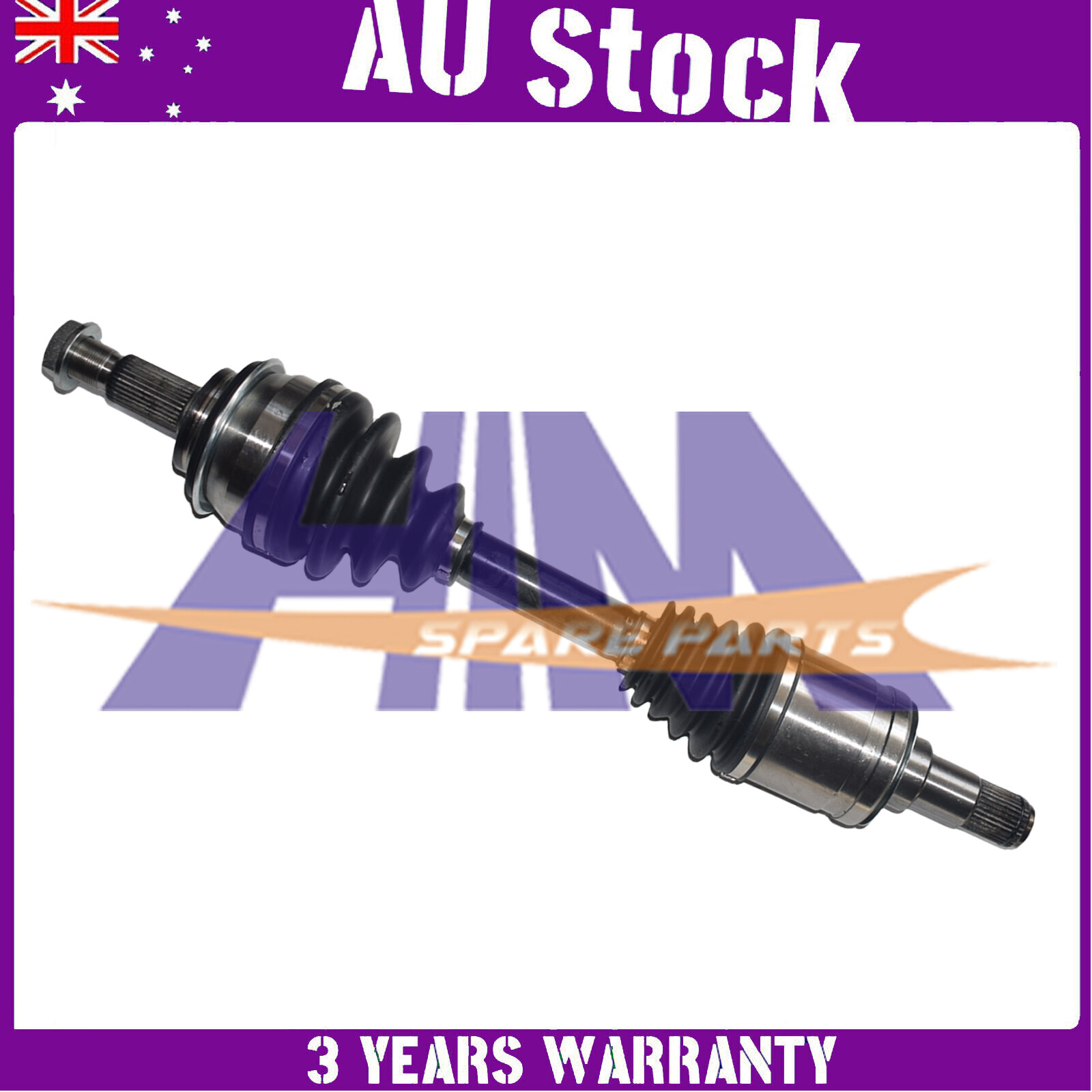 HIM CV Joint Complete Axle Shaft Front LH RH Toyota Prado 120 150 4WD Boot Auto