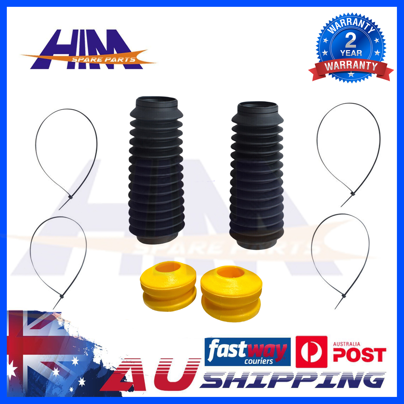 HIM Front Strut Rubber Dust Boot Bump Stop Ki Commodore VT VX VZ VE HSV VU VY