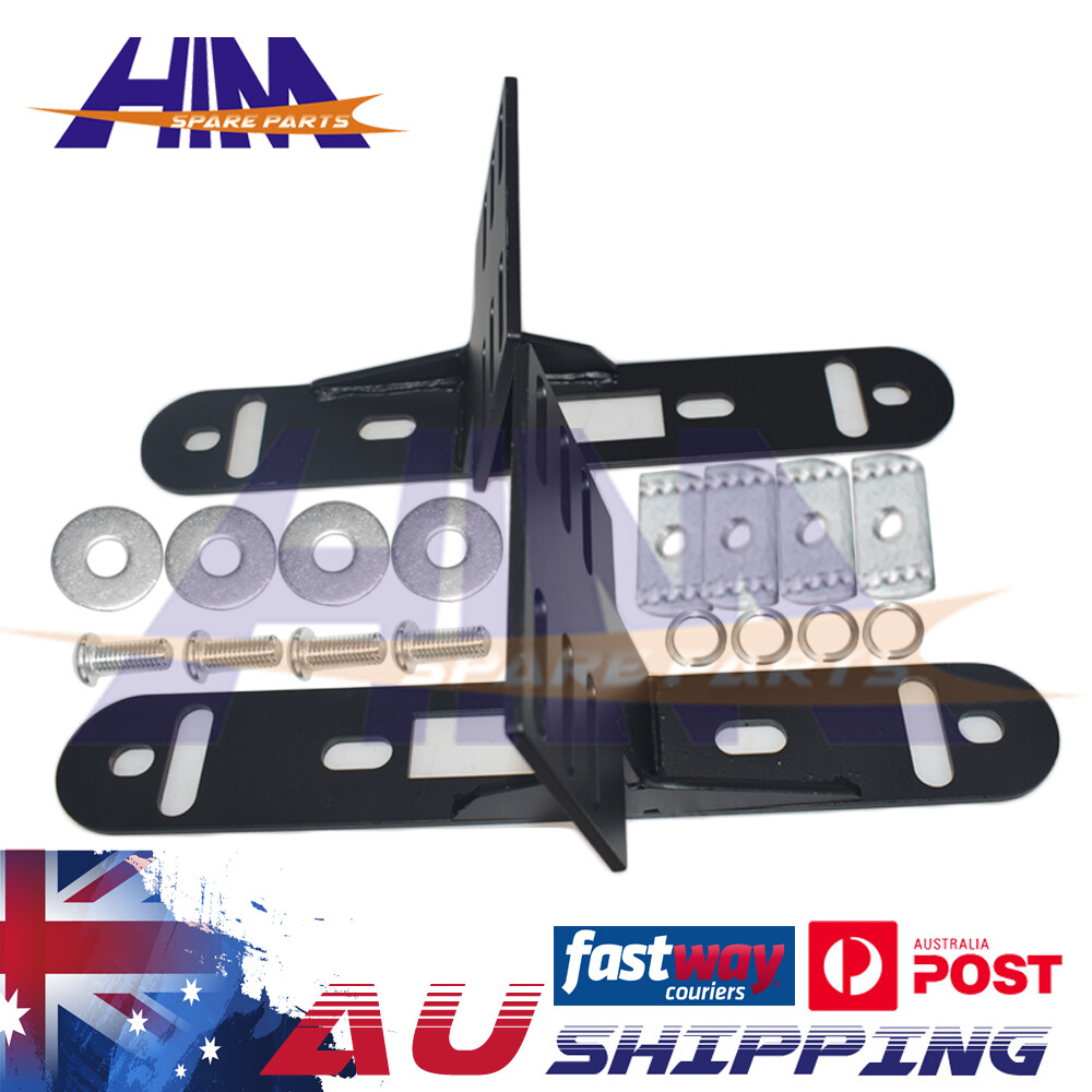 HIM Recovery Track Side Bracket Kit 50M46 Heavy Duty For Rhino Pioneer Yakima