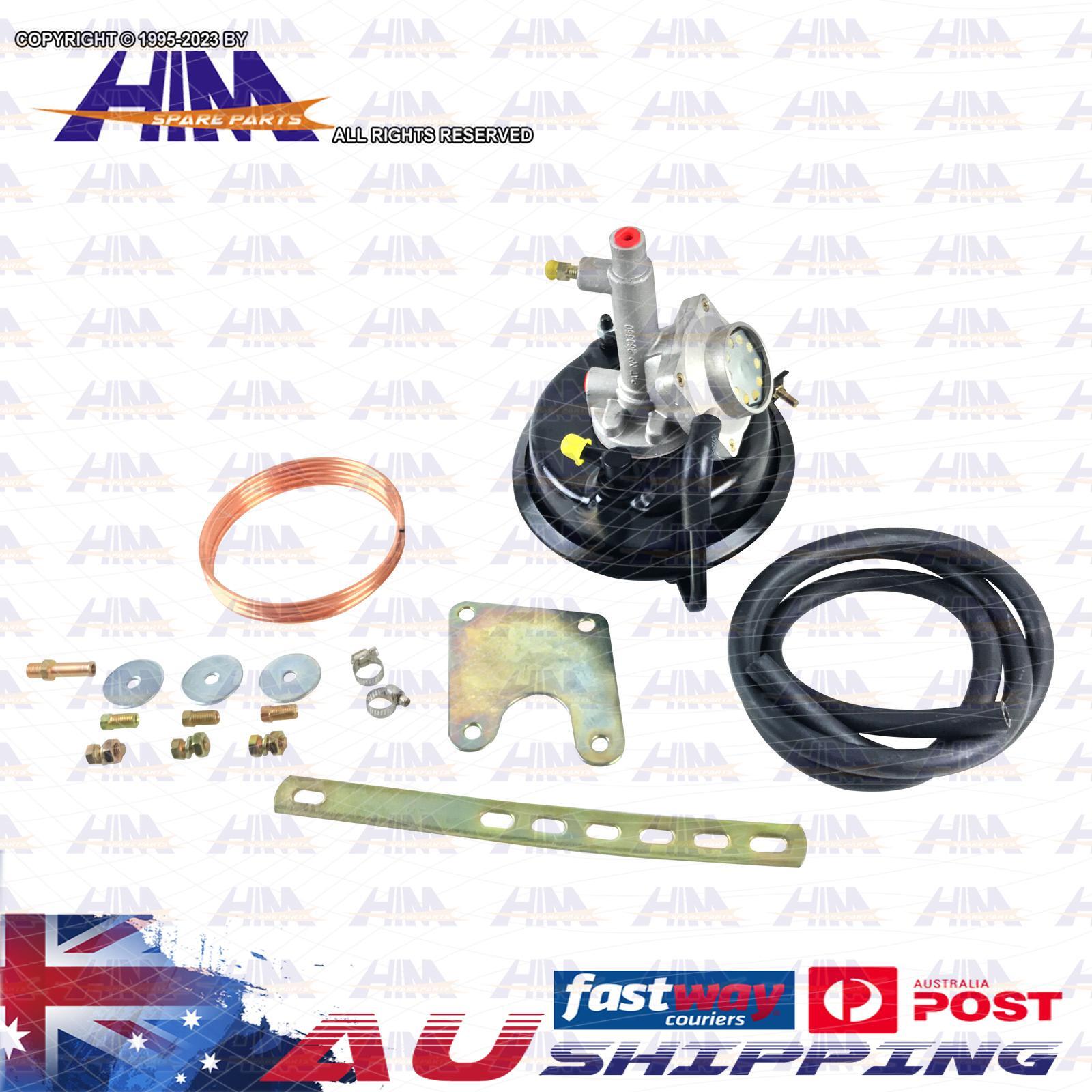 PSP VH44 Remote Brake Booster Kit 180mm 820 PSI Universal Drum Brakes Front Rear