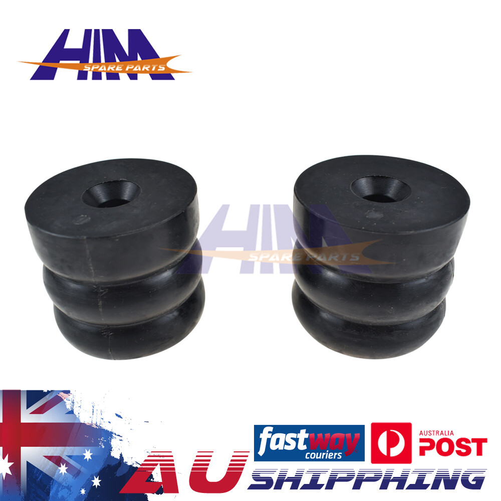 Rear Bump Stop Bushing Pair SYBSAFD1HIM-2 FORD Falcon BA BF FG XR6 XR8 Black
