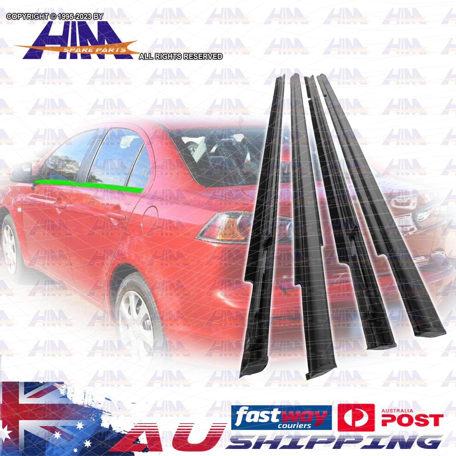 HKI Window Trim Weatherstrip Door 5727A005 Mitsubishi Lancer 2008-2017 5727A006