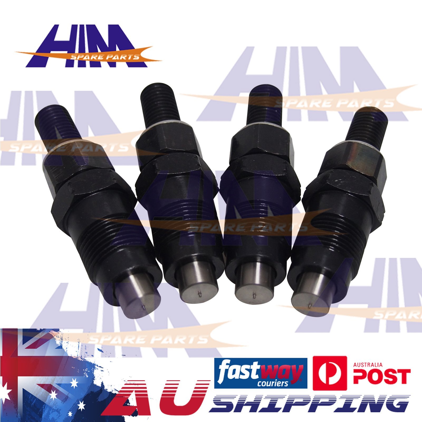 HKI 4 Fuel Injectors 105078-0111 Diesel Mazda Bravo WL/WL-T Ford Courier 2.5L