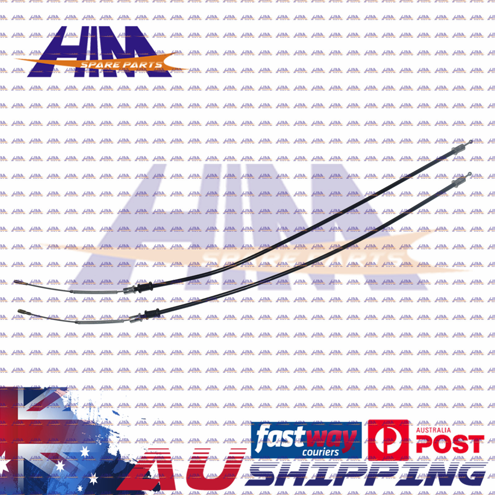 HIM REAR HAND BRAKE CABLE KIT HIMJ091103KU HOLDEN COMMODORE VT VX VU VY VZ WH WK