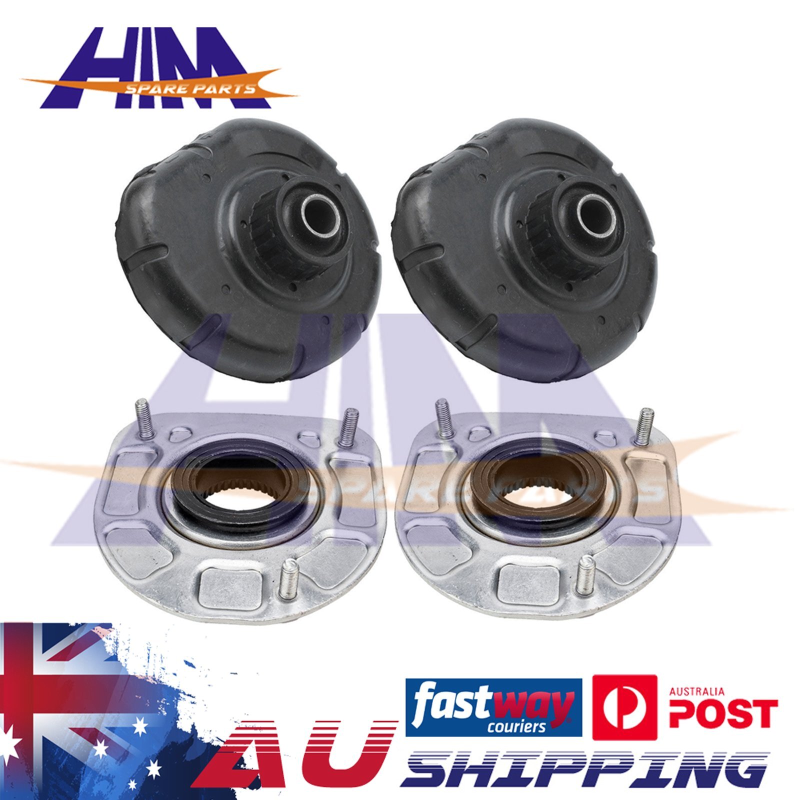 HIM 50320 Front Axle Strut Mount Bearing Bush Kit Volvo S60 S80 V70 XC70 XC90