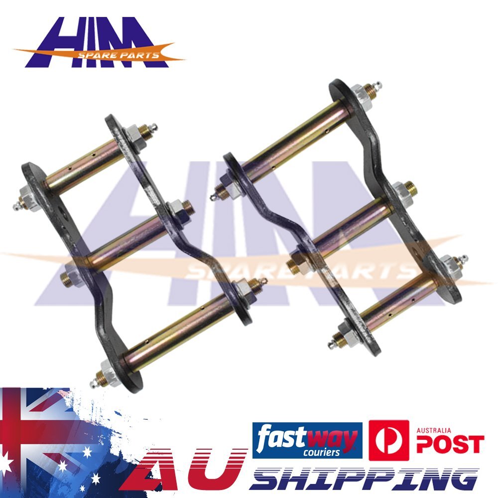 HIM 50342 Extended Greasable Shackles Ford Ranger PX Mazda BT50 2012-Onwards