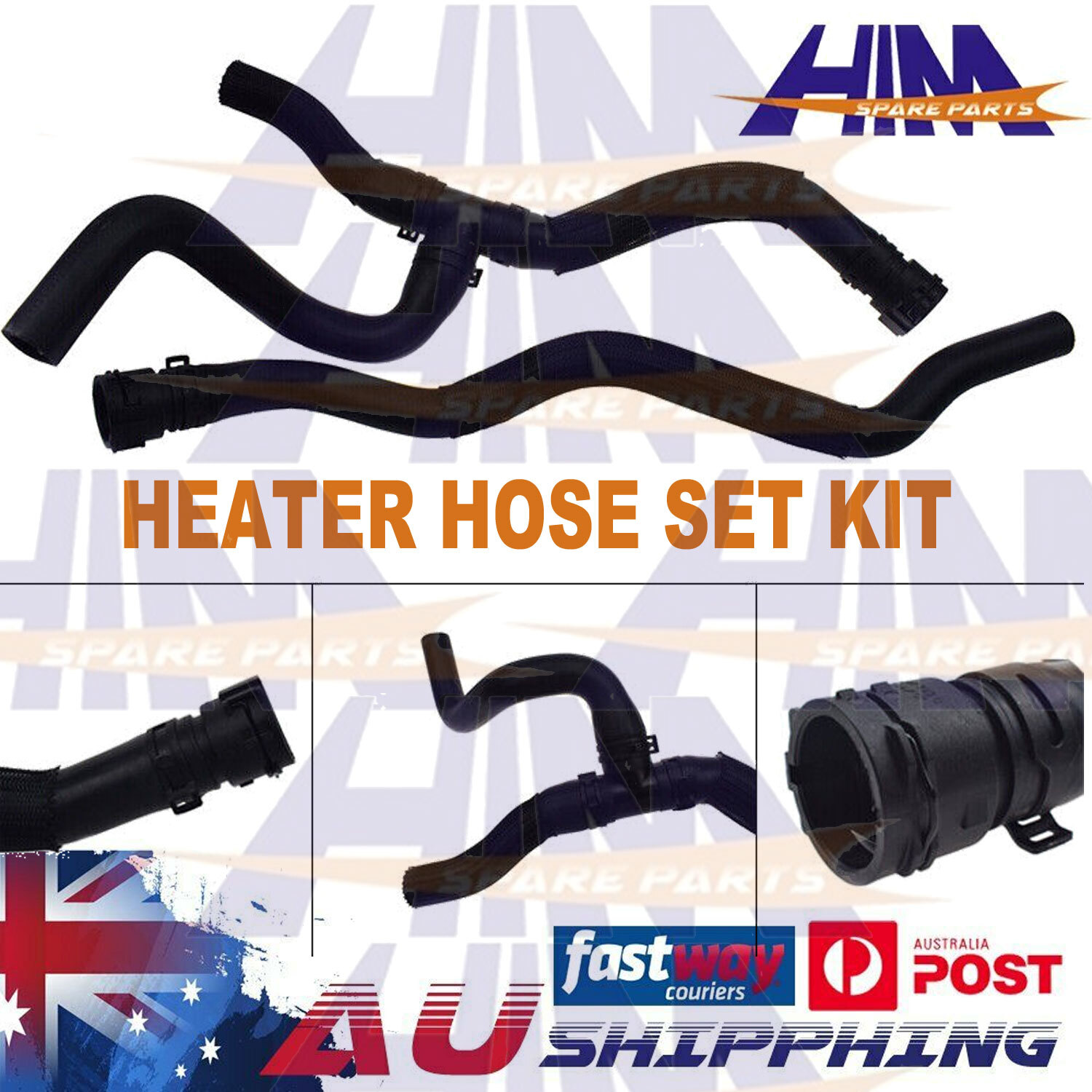 HKI For Holden JG JH Cruze 2011-2015 Heater Hose Set 95390883 & 95390887