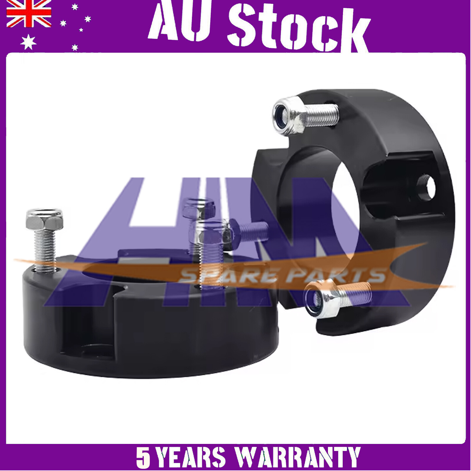 HIM 2 Lift Front Aluminium Coil Strut Spacer 35mm Ford Ranger PX PX2 PX3 BT50