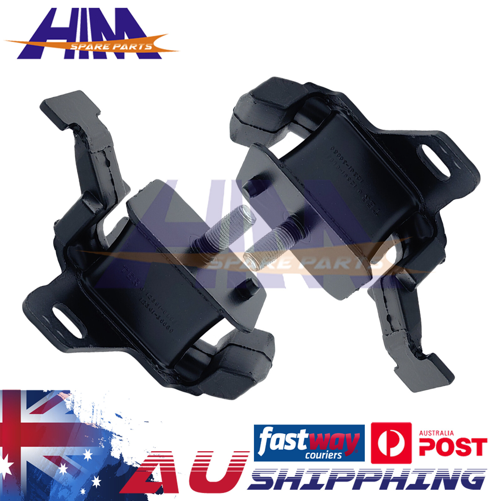 HKI Engine Mounts 12361-0L030 Front Pair Toyota Hilux KUN26R 1KD-FTV 2005-2015