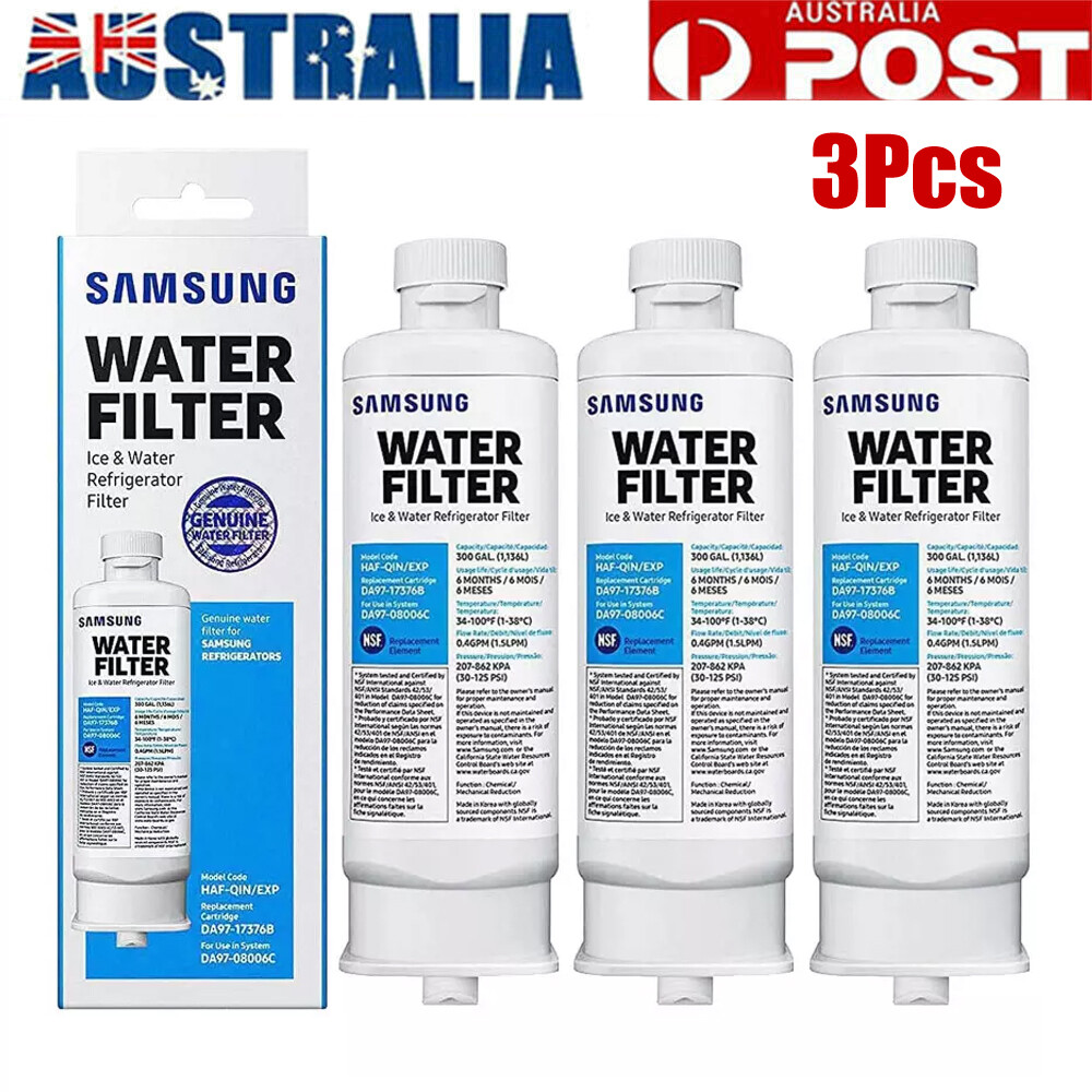 Samsung Refrigerator Water Filter 3 Pack DA97-17376B HAF-QIN/EXP DA97-08006C