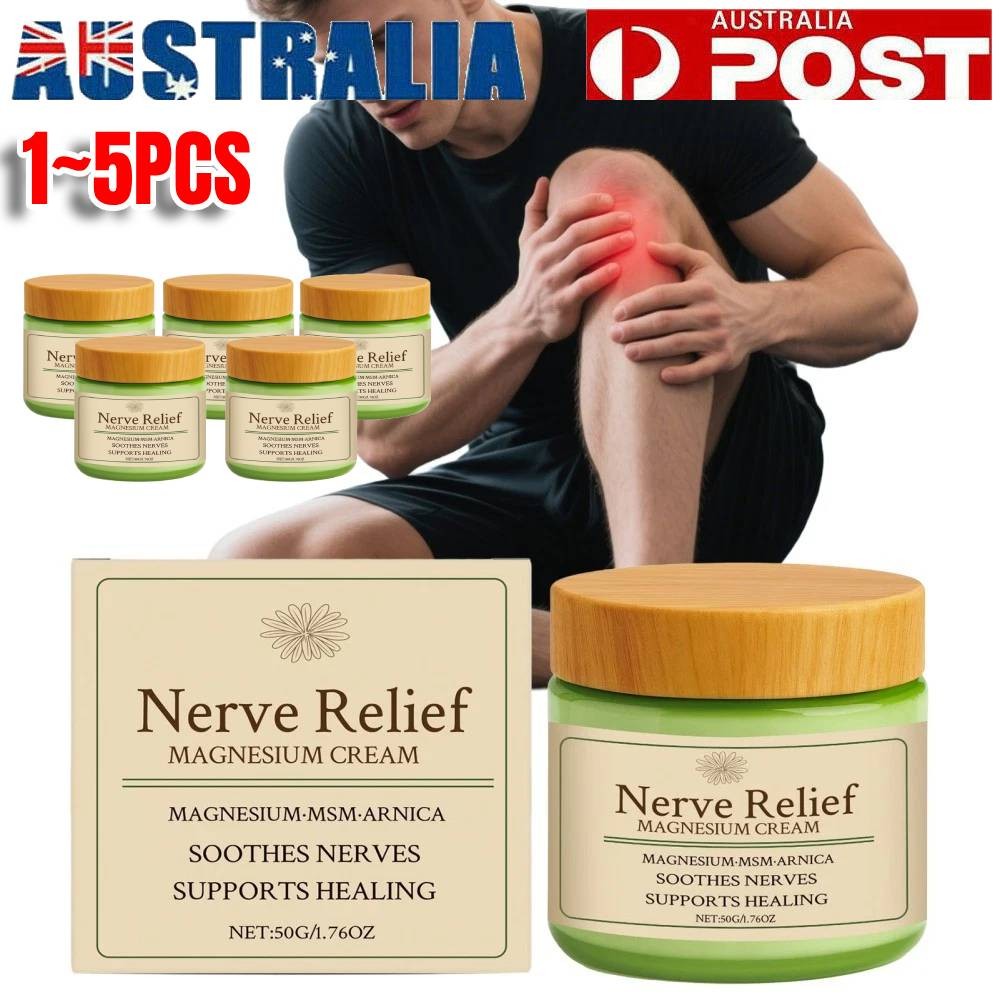 Magnesium Body Lotion MSM Arnica Nerve Relief Non-Greasy Fast Absorbing 50g