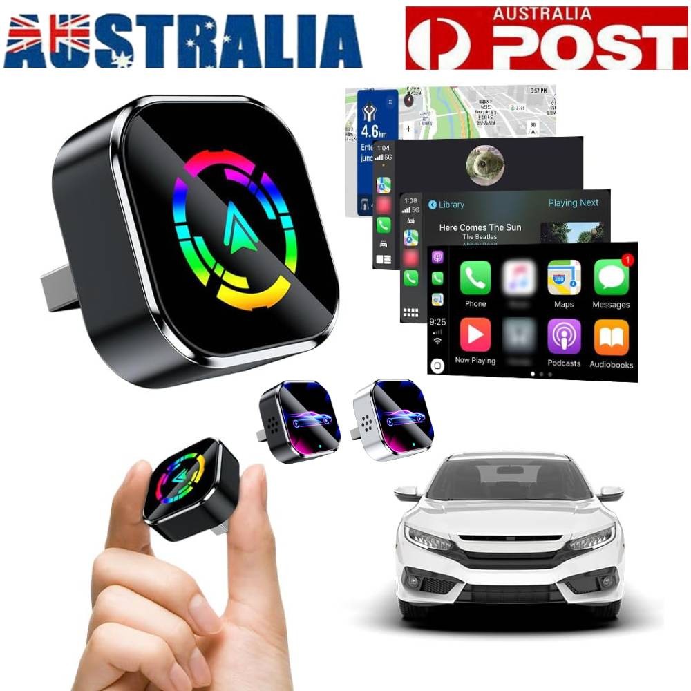 Wireless CarPlay Adapter USB Dongle For iPhone OEM Wired Carplay Android Auto