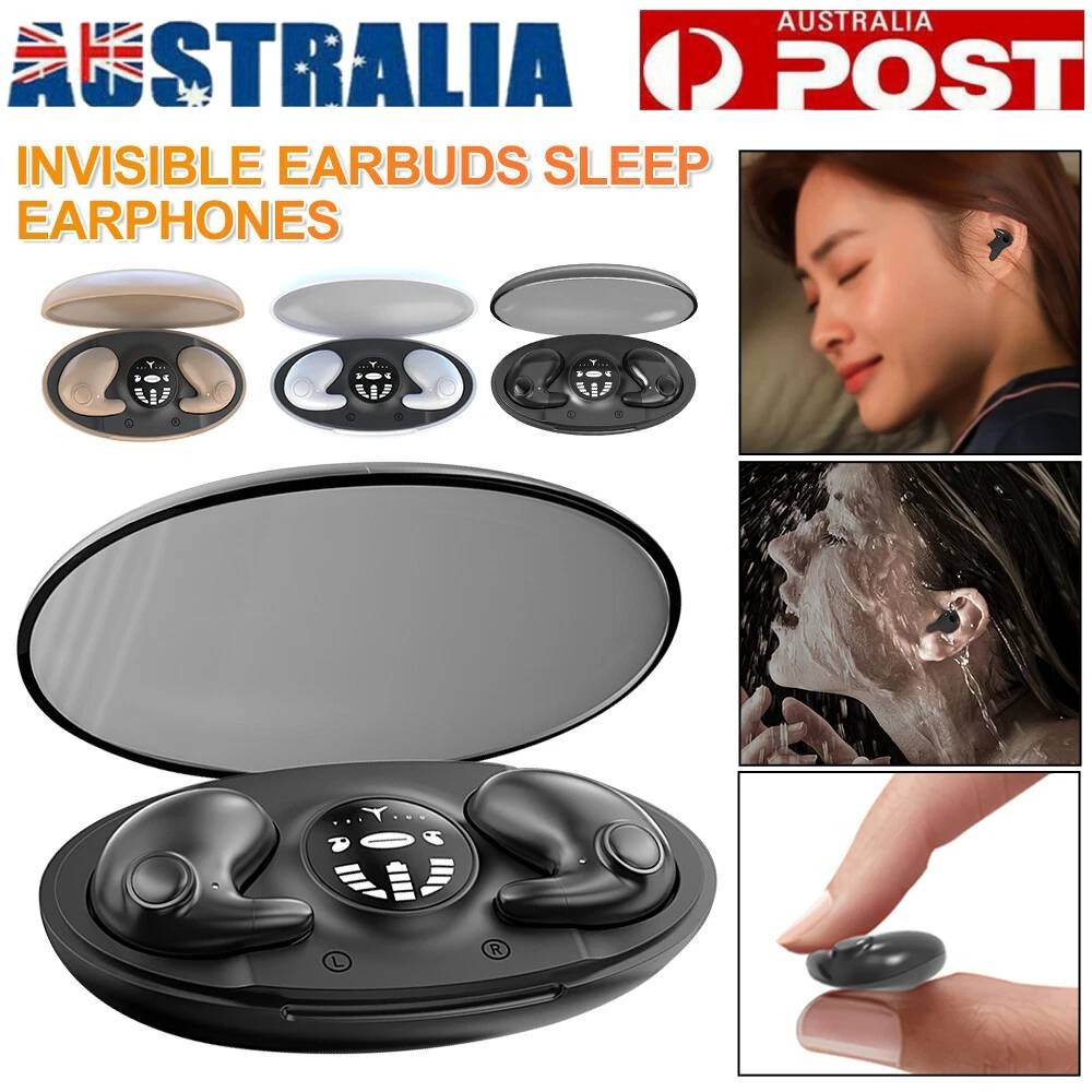 Invisible Sleep Wireless Earbuds IPX5 Waterproof BT5.3 Double Noise Cancelling