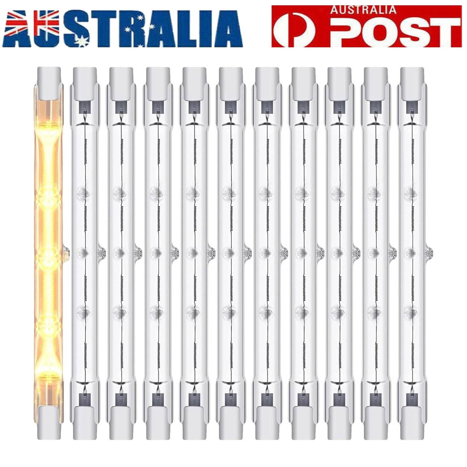 R7S 200W 220V 118mm Halogen Dimmable Linear Bulb Warm White Floodlight 5PCS