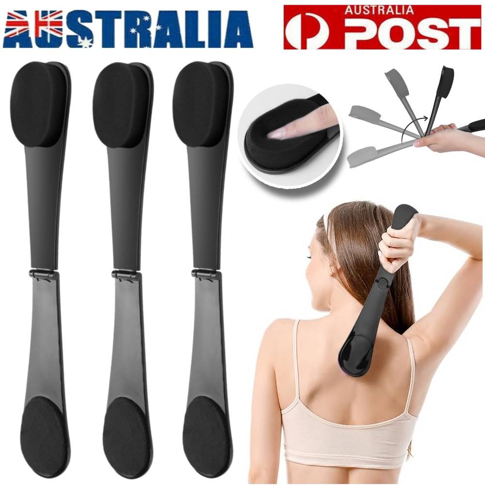 Self Tanning Back Applicator Brush Foldable Body Lotion Tool Portable ABS 1PC