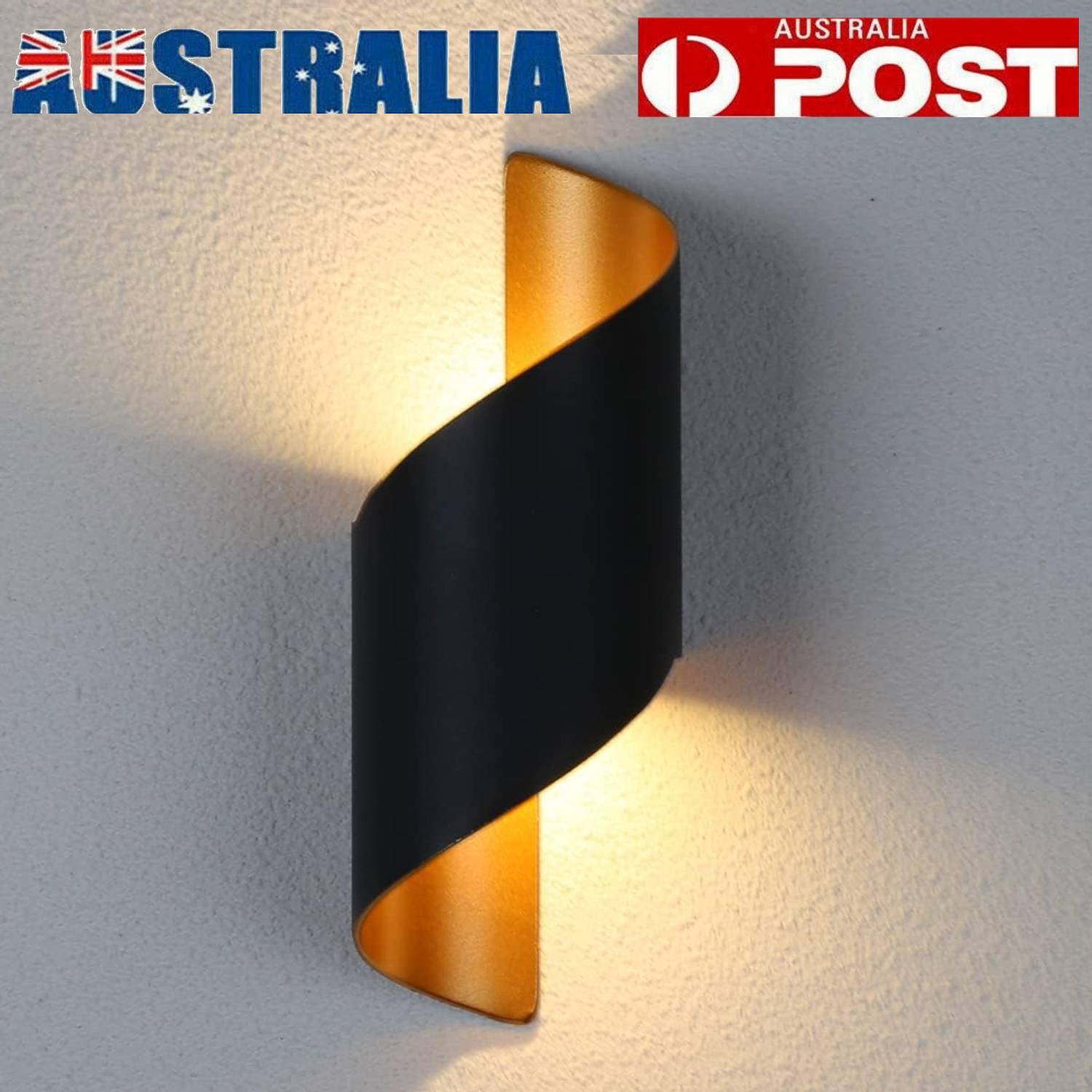 Modern LED Up Down Wall Sconce 10W IP65 Waterproof Outdoor 3000K Warm White