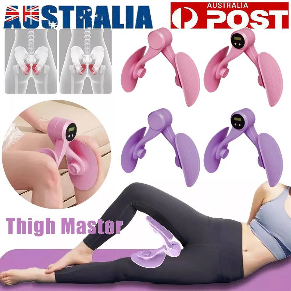 Pelvic Floor Muscle Inner Thigh Master kegel Exerciser Purple PP Non-Slip Grip