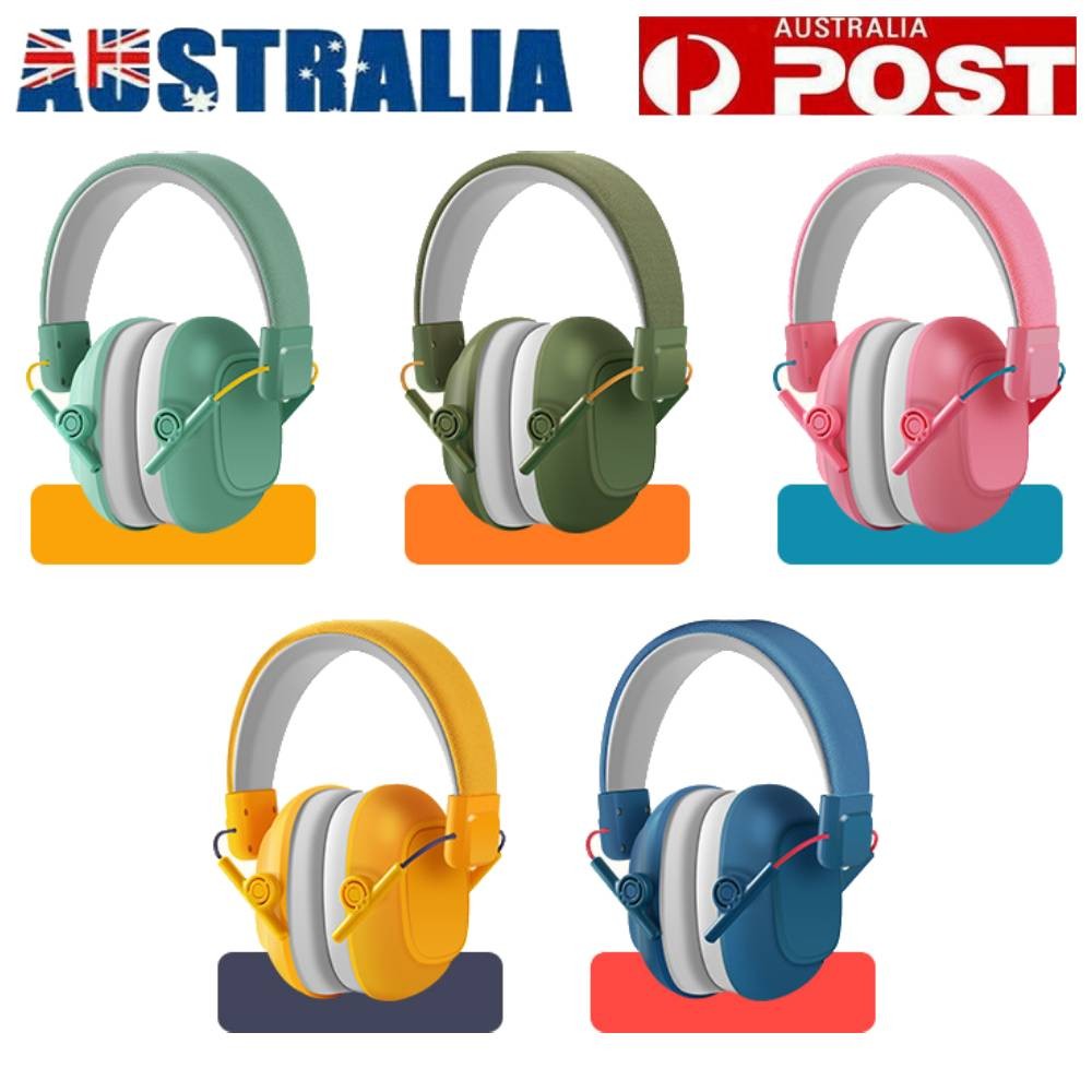 Kids Hearing Protection Earmuffs NRR 25 Noise Reduction Adjustable Foldable 3-12