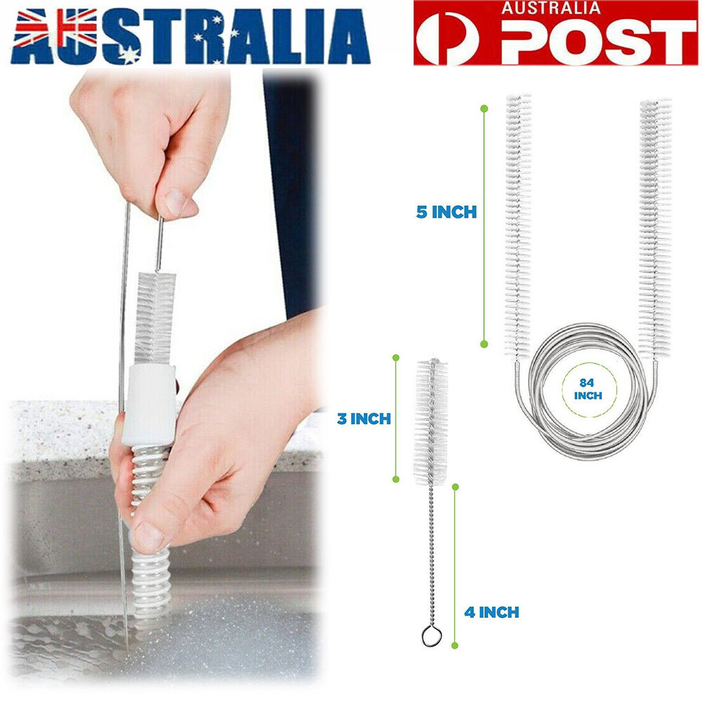 CPAP Tube/Mask Cleaning Brush Hose Cleaner 2PCS Short Long Fits 22mm/15mm Dia